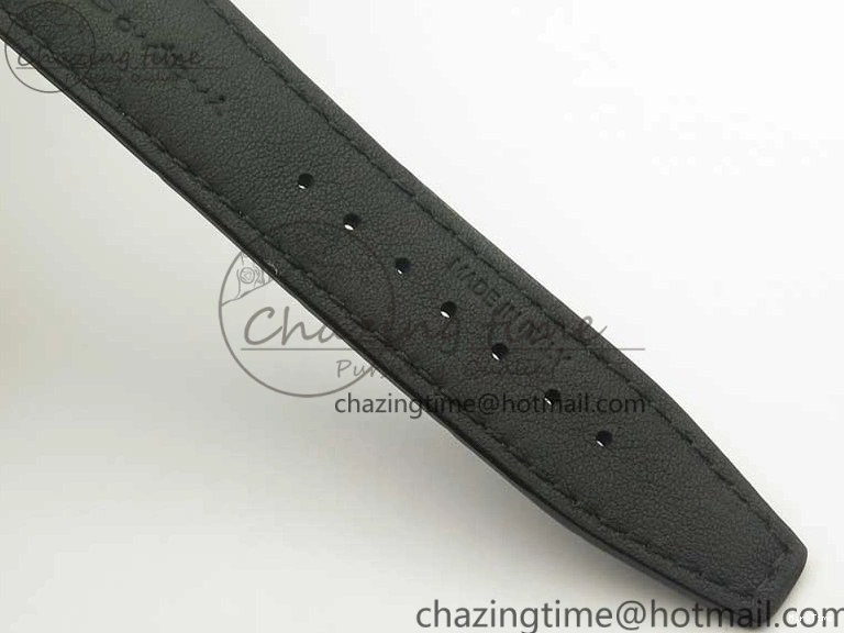 MIROTIME 0210 Durable Portofino Automatic SS MKF 1:1 Best Edition Black Dial On Black Leather Strap MIYOTA 9015 V 7202